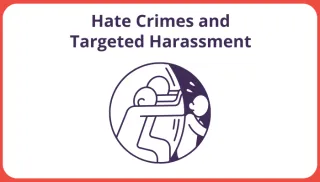 Hate Crimes and Targeted Harrassment