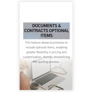 New Feature: Documents & Contracts Optional Items