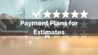 New Feature: Payment Plans for Estimates