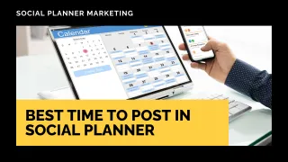 New Feature: Best Time to Post in Social Planner