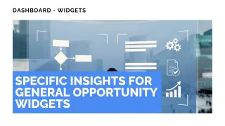 New Feature: Pipeline Specific Insights for General Opportunity Widgets