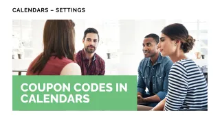 New Feature: Coupon Codes in Calendars