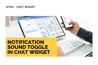 New Feature: Notification Sound Toggle in Chat Widget