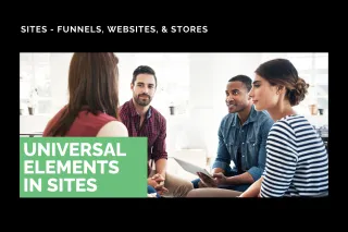 New Feature: Universal Elements in Sites