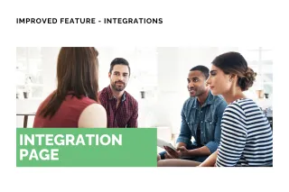 Improved Feature: Integration Page