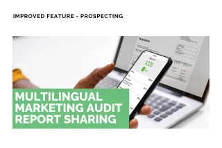 Improved Feature: Multilingual Marketing Audit Report Sharing