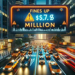 Multas de hasta $4,7 millones por usar plataformas de transporte