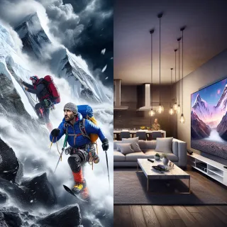 Subir el Everest: 50,000 euros frente a la experiencia en 4K