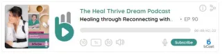 Podcast Interview on Heal Thrive Dream with Karen Robinson, LISW