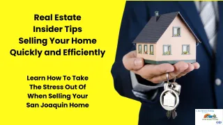 Real Estate Insider Tips Selling Your Home Quickly and Efficiently