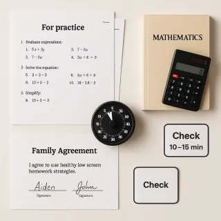 How to Use AI for Homework Without Increasing Screen Time (Back-to-School 2025)