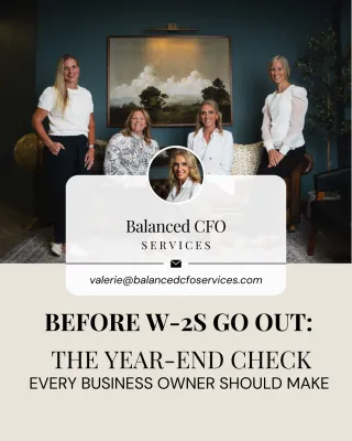 Year End Check for W-2's