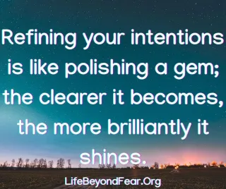 Refining Intentions