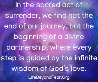 Surrendering To God