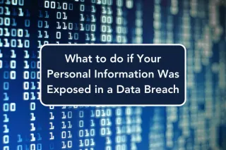 What to do if Your Personal Information Was Exposed in a Data Breach