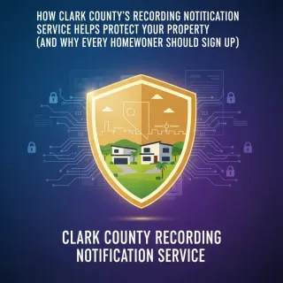 How Clark County's Recording Notification Service Helps Protect Your Property (And Why Every Homeowner Should Sign Up)