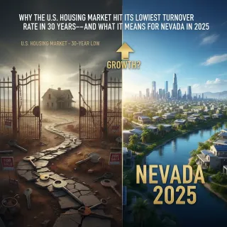 Why the U.S. Housing Market Hit Its Lowest Turnover Rate in 30 Years – What It Means for Nevada in 2025  Tags: