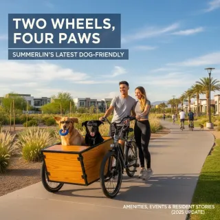 Two Wheels, Four Paws: Summerlin's Latest Dog-Friendly Amenities, Events & Resident Stories (2025 Update)