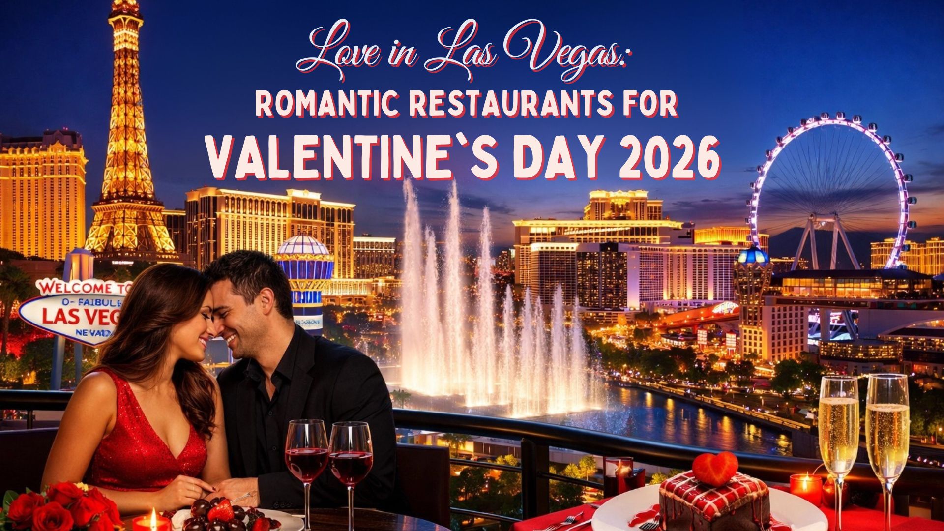 Romantic Restaurants for Valentine’s Day 2026 in Las Vegas (On-Strip + Off-Strip)