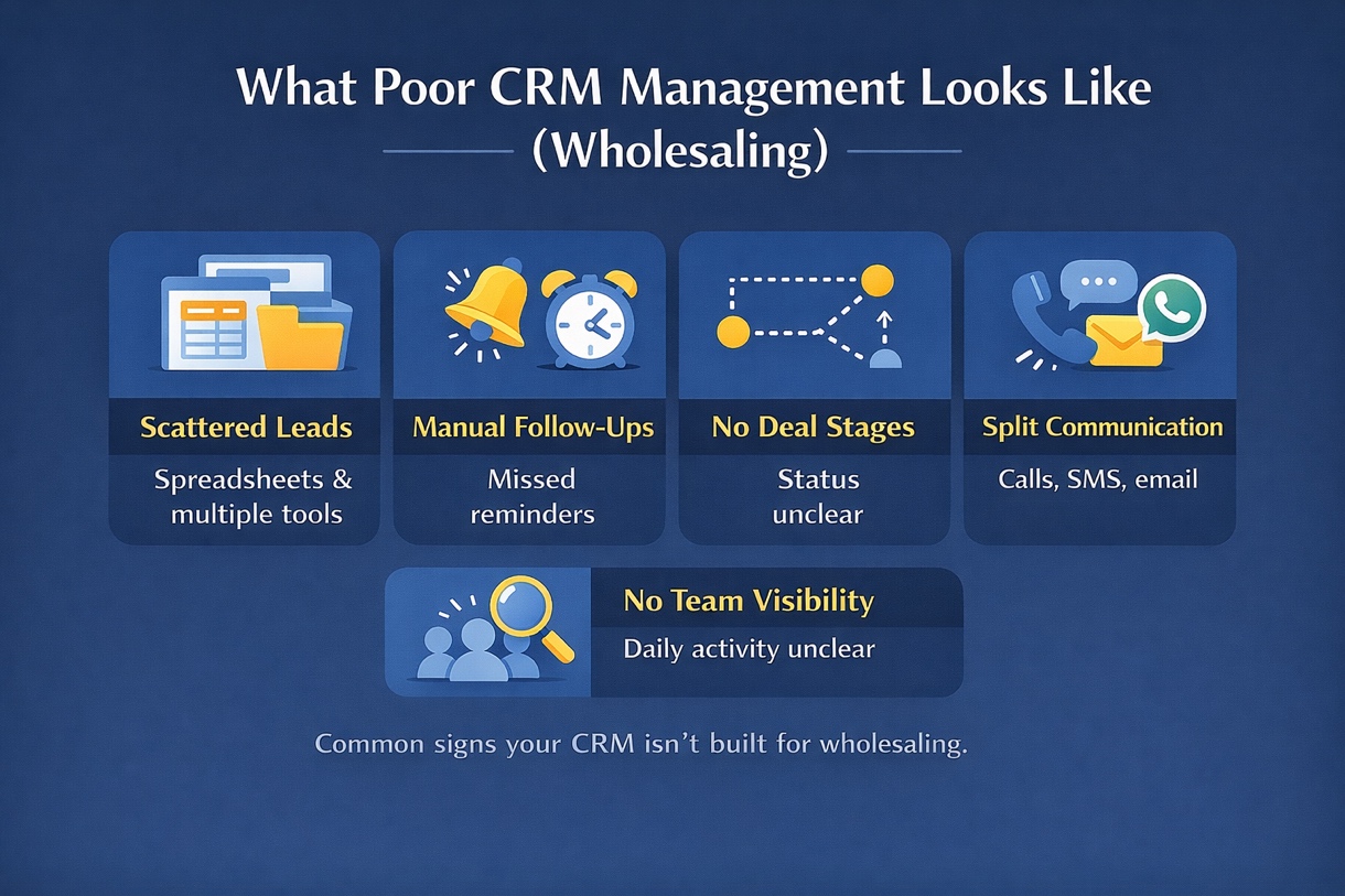 The Hidden Cost of Poor CRM Management in Wholesaling