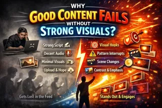 Hook + Visual Combo: Why Good Content Fails Without Strong Visuals?