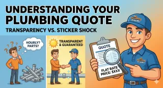 Understanding Your Plumbing Quote: Transparency in Pricing vs. "Sticker Shock"
