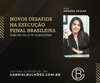 NOVOS DESAFIOS NA EXECUÇÃO PENAL BRASILEIRA (ANÁLISE DA LEI Nº 14.843/2024)