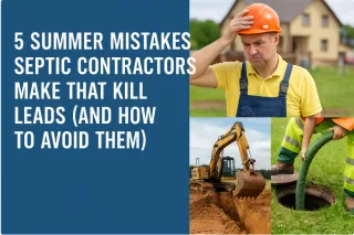 5 Summer Marketing Mistakes Septic Contractors Make That Kill Leads