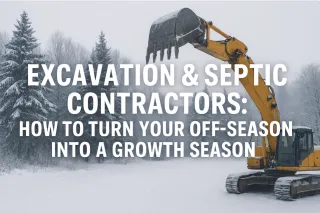 Excavation & Septic Contractors: How to Turn Your Off-Season Into a Growth Season