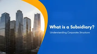 What's a Subsidiary?