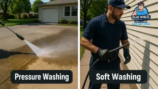 Soft Washing vs Pressure Washing: Choosing the Right Cleaning Method for Your Property