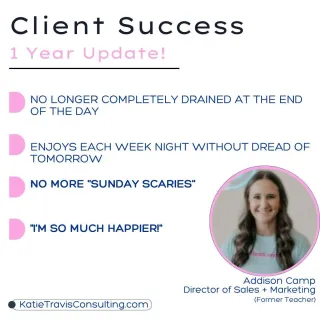 Celebrating Addison's 1-Year Jobaversary!