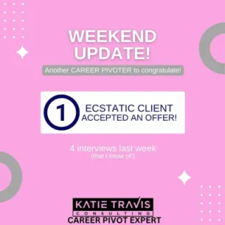 Exciting News: Another Career Pivot Success Story!