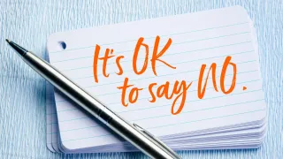 The Power of Saying No!