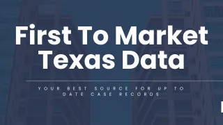 First-to-Market Strategies: The Competitive Edge for Real Estate Professionals