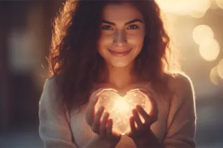 The wise woman and her precious stone