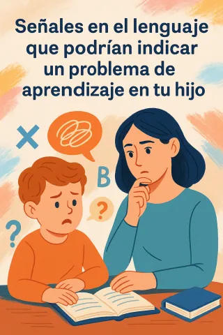Señales en el lenguaje que podrían indicar un problema de aprendizaje en tu hijo