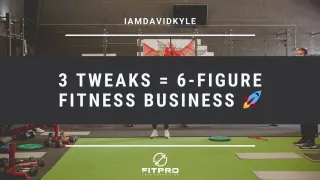 3 tweaks = 6-figure fitness business 🚀

