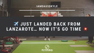 ✈️ Just landed back from Lanzarote… now it’s GO time 💥