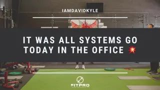 It was all systems go today in the office 💥
