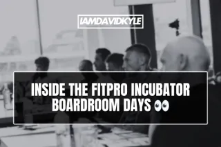 Inside the FitPro Incubator Boardroom Days 👀