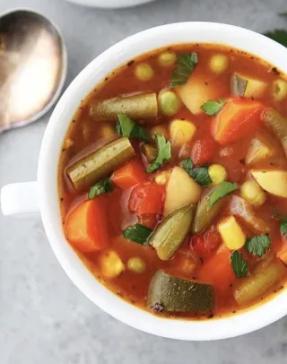 Best Vegan + GF Veggie Soup!