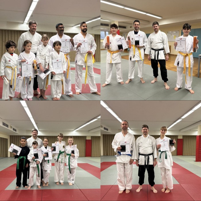 Gürtelprüfung November 2025