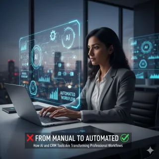 From Manual to Automated: How AI and CRM Tools Are Transforming Professional Workflows
