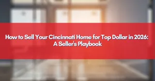 How to Sell Your Cincinnati Home for Top Dollar in 2026: A Seller's Playbook