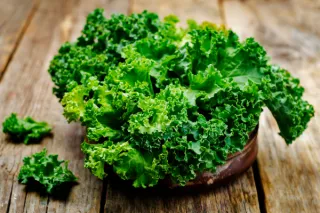 Mexican Kale and Blue Corn Salad