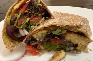Tempeh "Bacon" Burrito