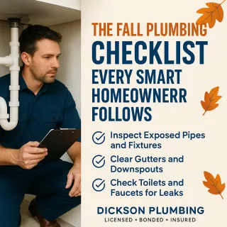 The Fall Plumbing Checklist Every Smart Homeowner Follows