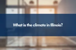 What is the climate in Illinois?