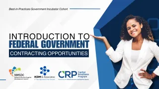 Transforming Minority Business Enterprises with Advanced Training in Government Contracting